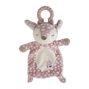 Douglas Baby Farrah Pink Fawn Lil Sshlumpie Teether Knotted Corner Plush Lovey